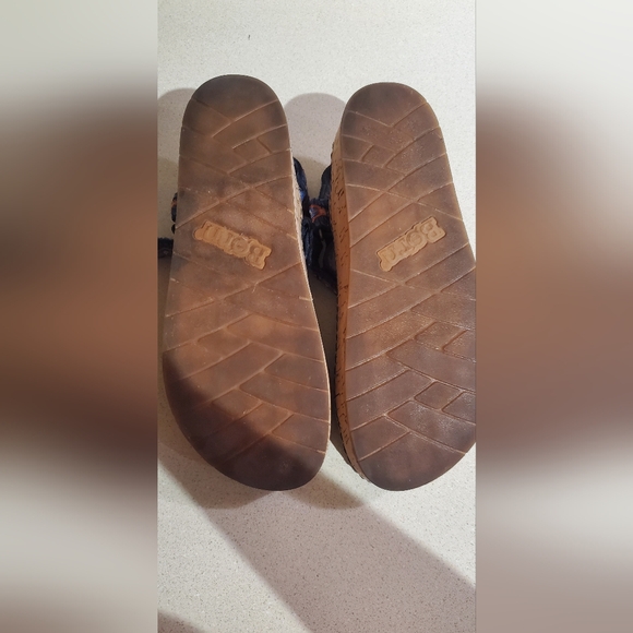 🔥 BORN Sirena Sandals – Size 8 – Navy/Orange – Cork‎ Footbed 🔥 - Picture 6 of 6
